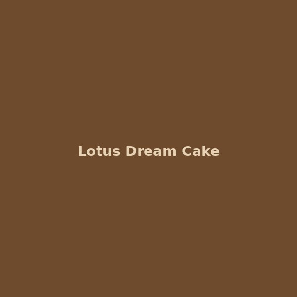 Lotus Dream Cake